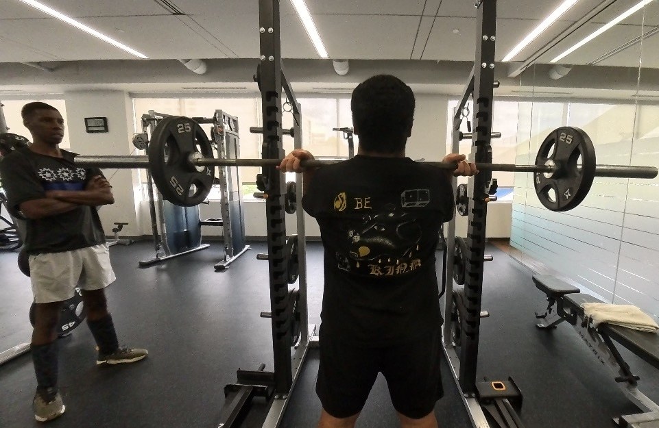 Private 1:1 personal training session at Never Stagnant Training