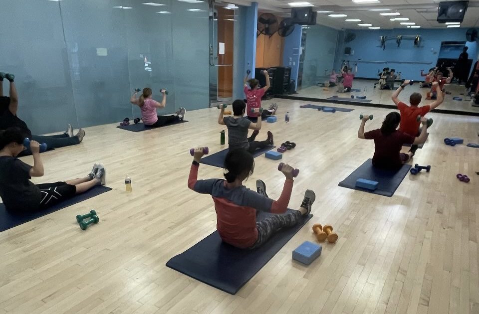 Small group training session at Never Stagnant Training