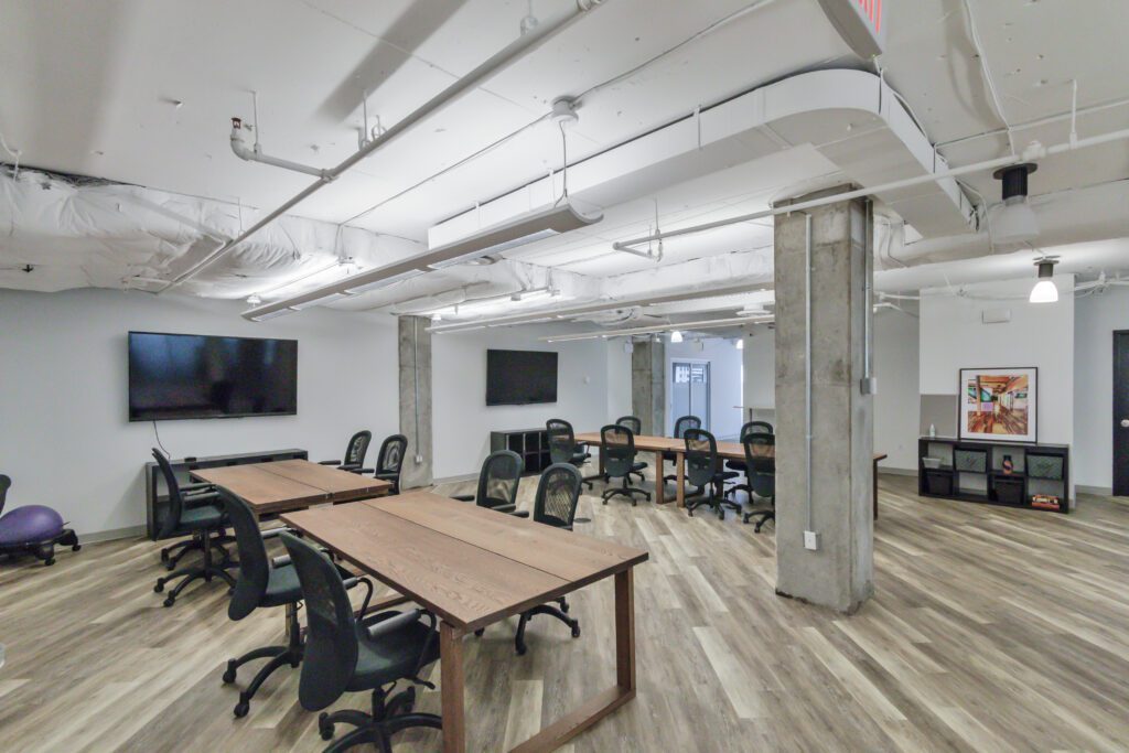 Corporate office space for on-site wellness sessions